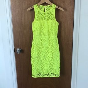 Neon J.Crew dress